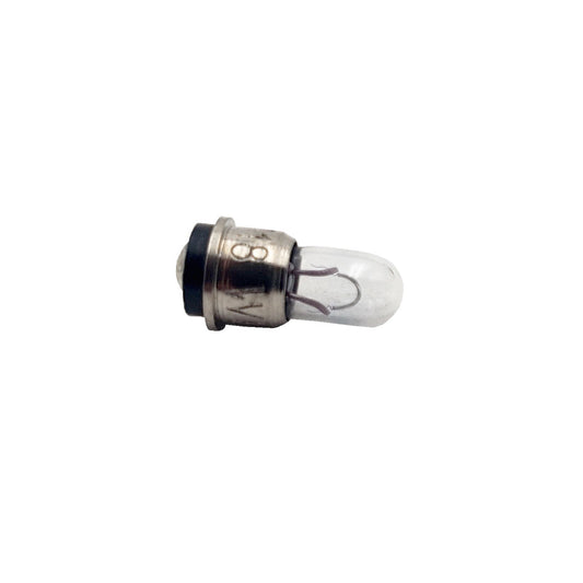 Wamco WL-718 T-1 midget flange aircraft lamp with compact clear glass bulb and metal MF base.