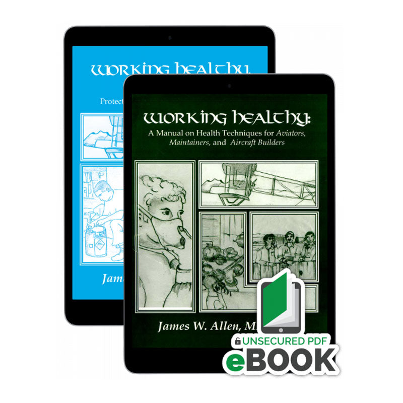 Aviation workplace safety eBook set covering solvents respirators and toxic-fume protection