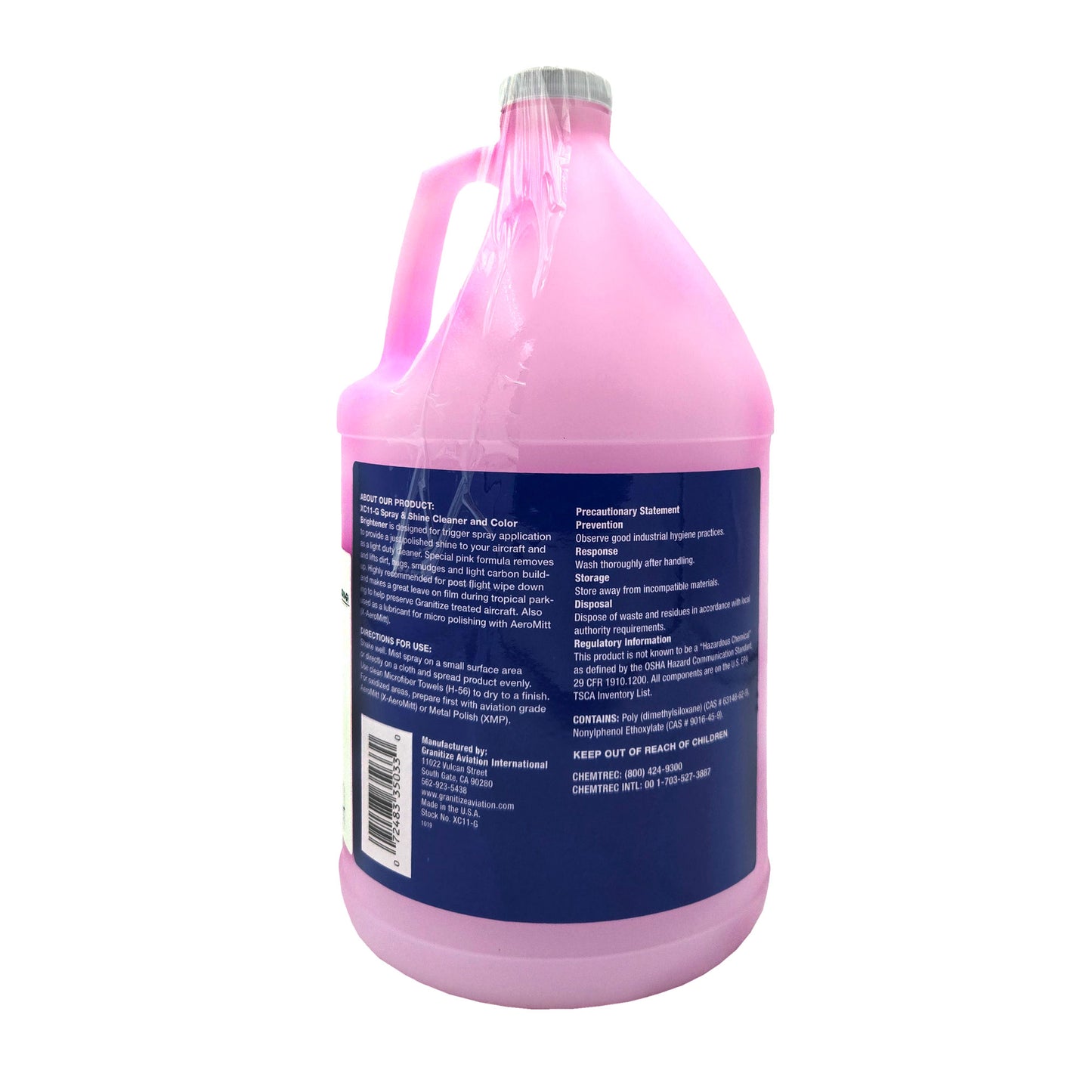 Granitize XC11 - Spray and Shine Cleaner / Brightener - 1 Gal