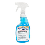 ZEP Aviation Window View Aircraft Glass Cleaner 32 oz trigger spray front view - F33601, effective cleaner for aircraft glass and windshields
