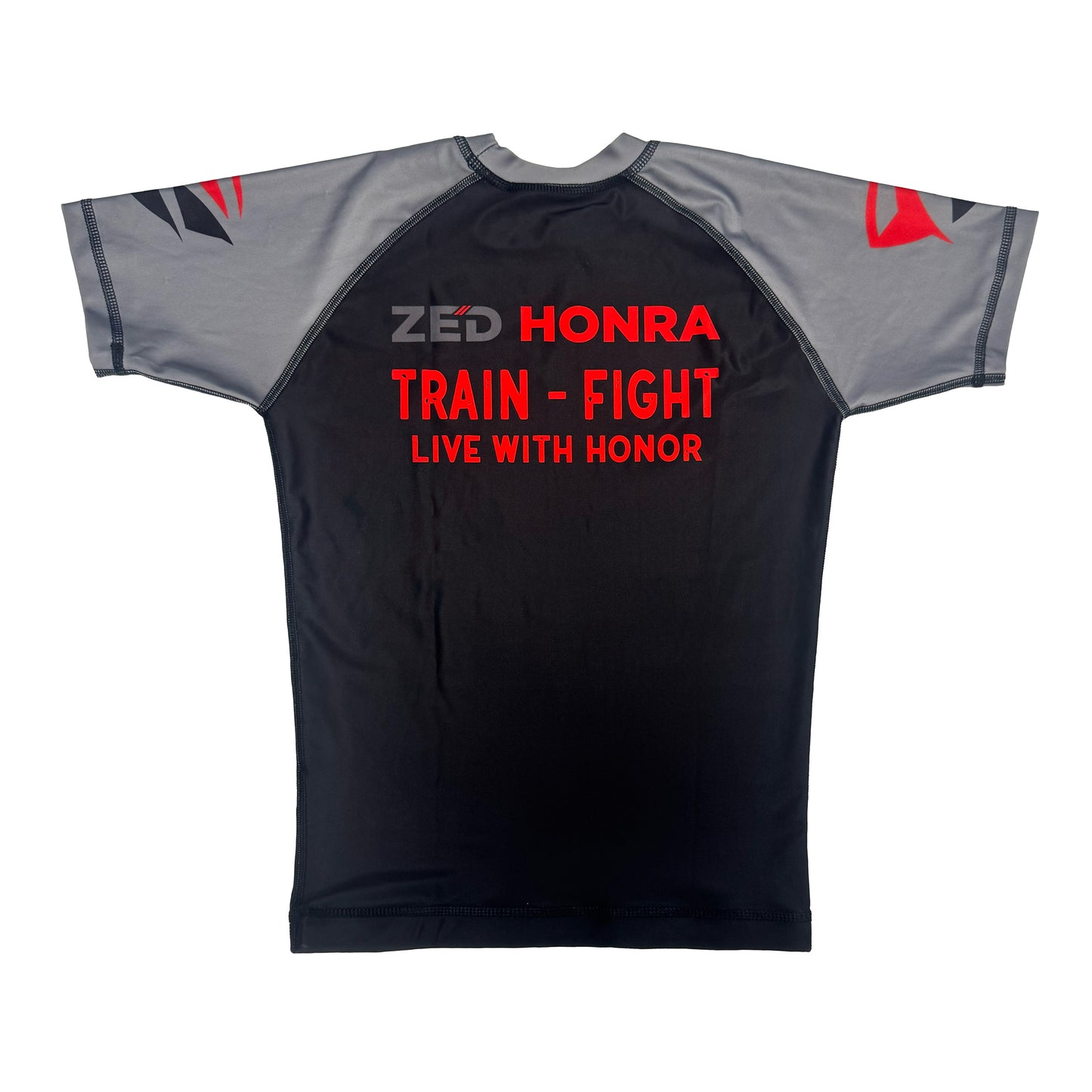 Zed Honra Model 1R Youth Ranked Rash Guard – IBJJF Legal – Black