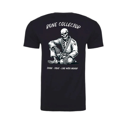 Zed Honra ‘Bone Collector’ Jiu-Jitsu Black T-Shirt – Back View