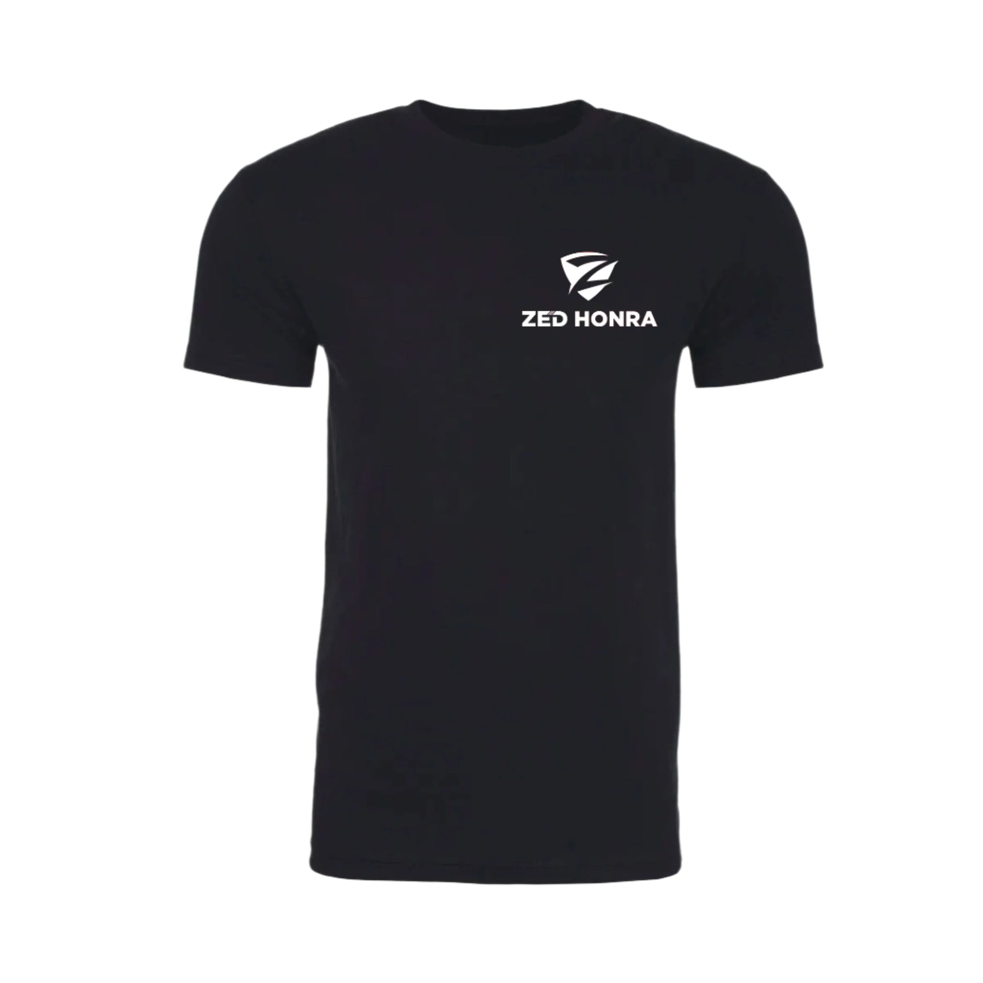 Zed Honra ‘Bone Collector’ Jiu-Jitsu Black T-Shirt – Front View