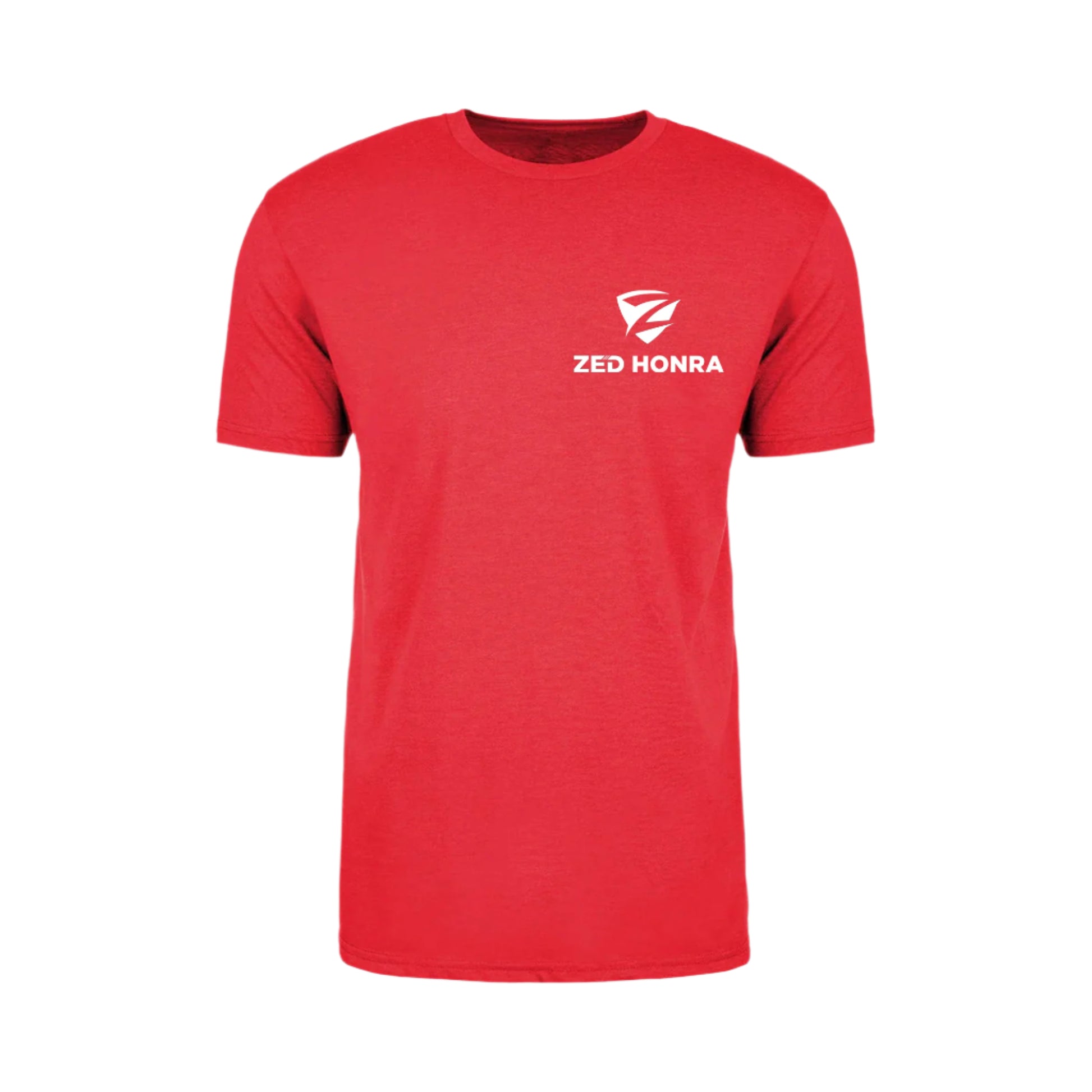 Zed Honra ‘Bone Collector’ Jiu-Jitsu Red T-Shirt – Front View