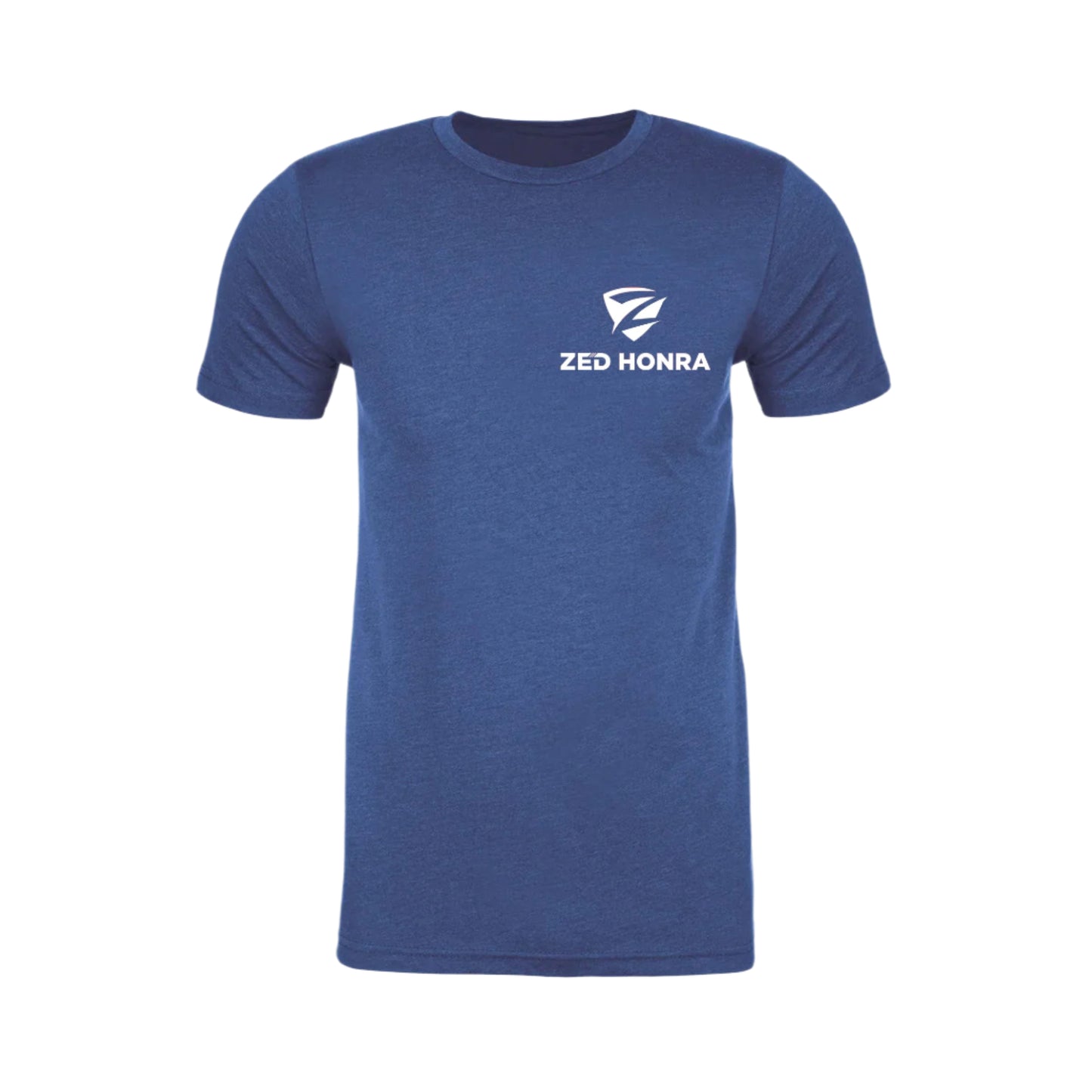 Zed Honra ‘Bone Collector’ Jiu-Jitsu Royal Blue T-Shirt – Front View