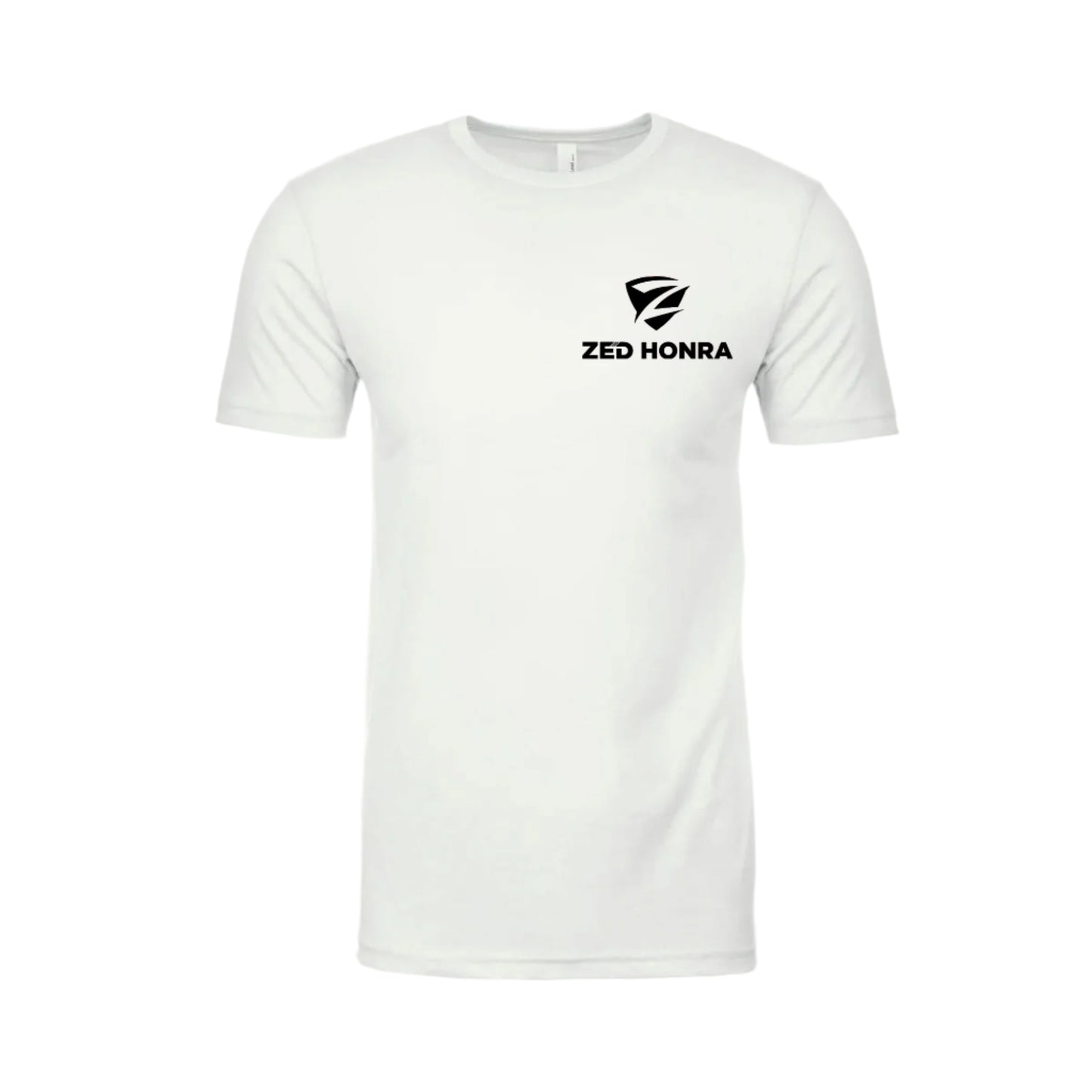 Zed Honra ‘Bone Collector’ Youth Jiu-Jitsu T-Shirt in Heather White – Front View