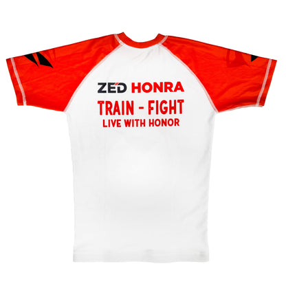 Zed Honra Model 1R Youth Ranked Rash Guard – IBJJF Legal – Black