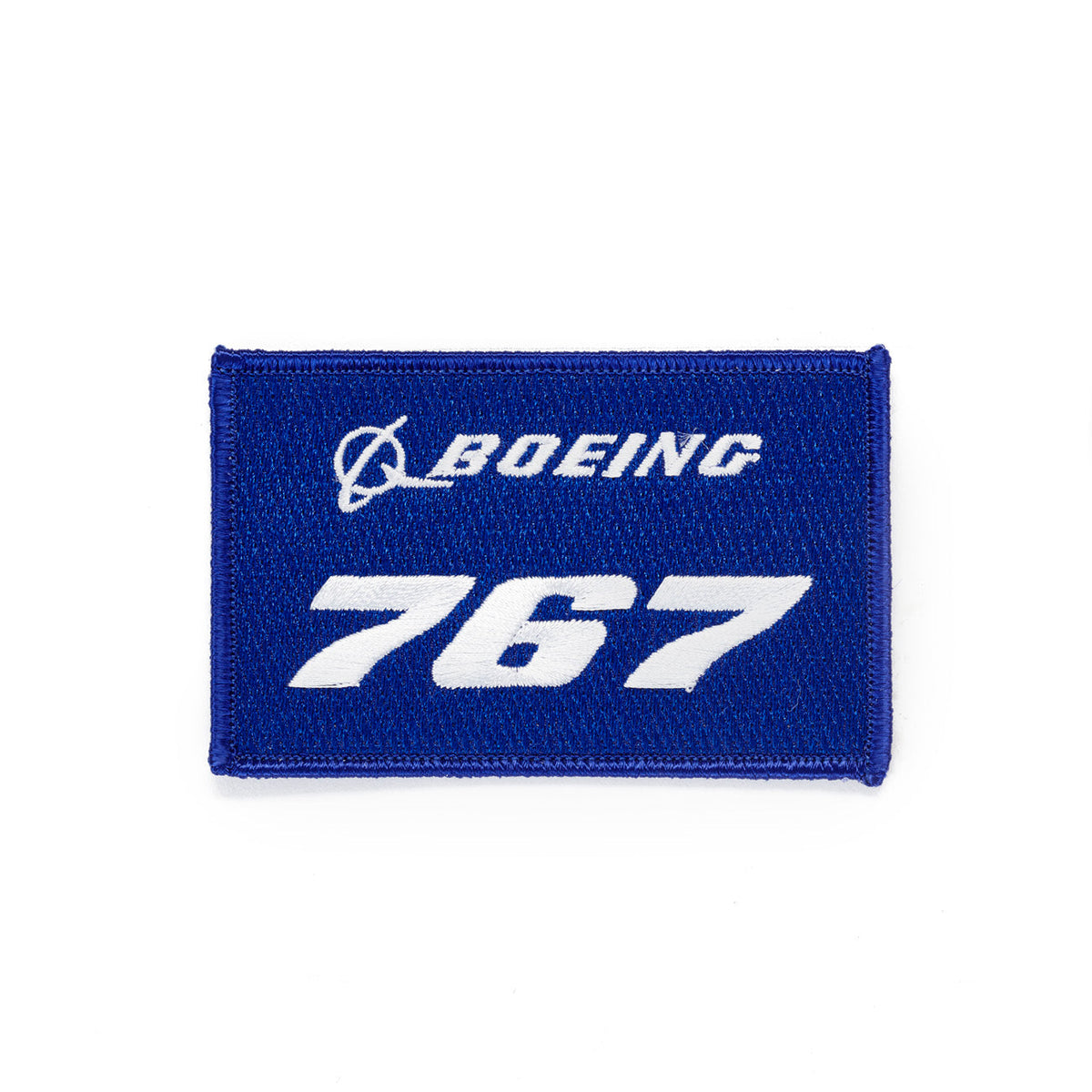 Boeing 767 Stratotype Embroidered Patch - blue and white
