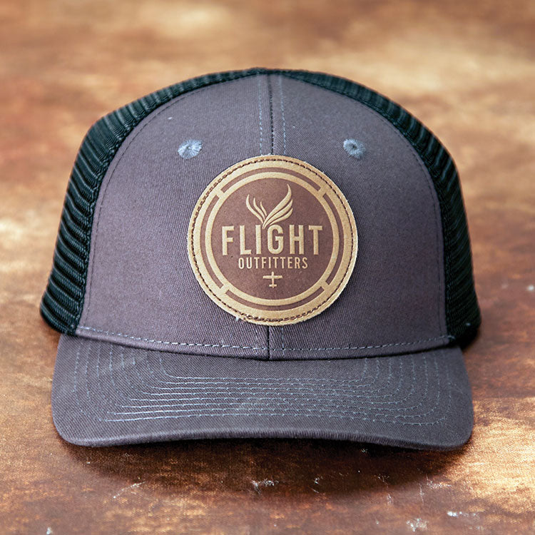 Flight Outfitters - Leather Patch Pilot Hat – Pilots HQ LLC.
