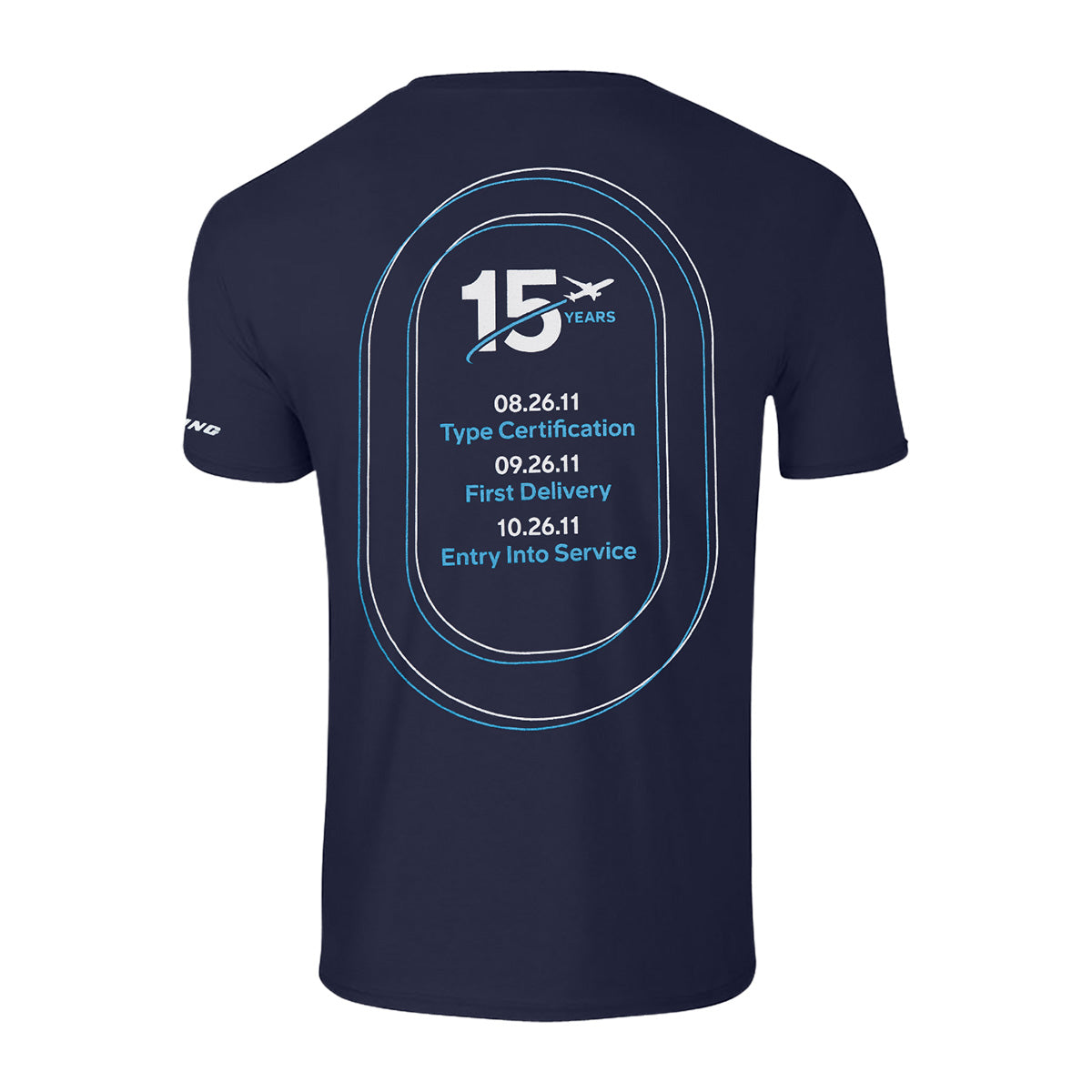 Boeing 787 Dreamliner 15th Anniversary Unisex T-Shirt - alternate view 1