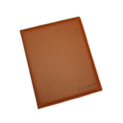 Boeing Basic PU Leather Padfolio in terracotta