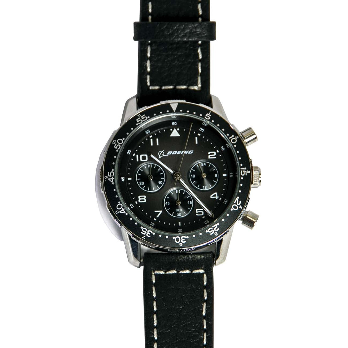 Boeing Black Leather Watch - alternate view 2