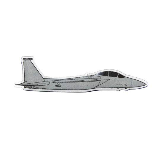 Boeing Illustrated F-15 Eagle Lapel Pin front view