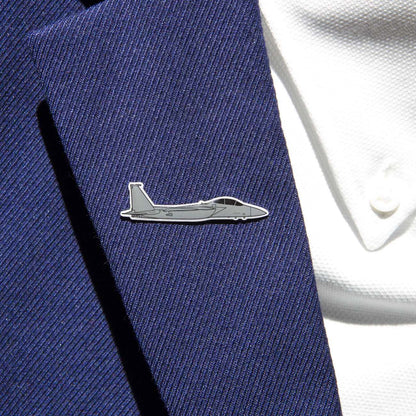 Boeing Illustrated F-15 Eagle Lapel Pin reverse view with Boeing branding