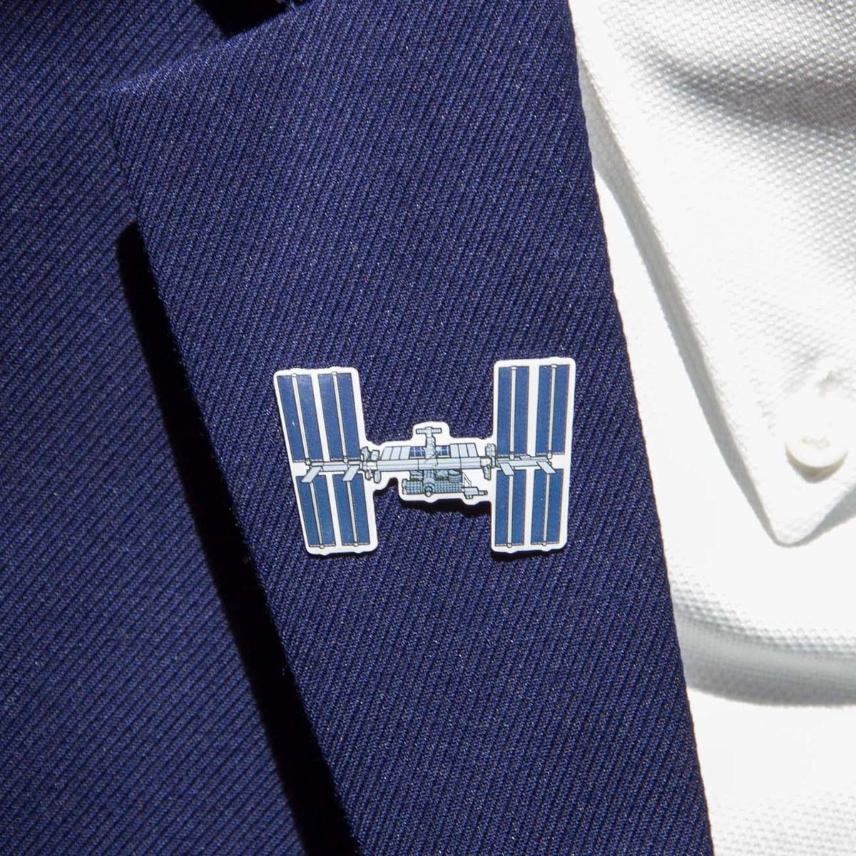 Boeing Illustrated ISS Lapel Pin - image 2
