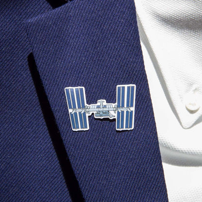 Boeing Illustrated ISS Lapel Pin - image 2