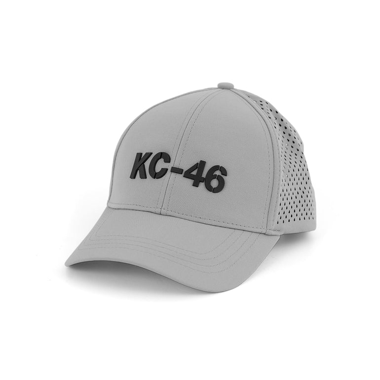 Boeing KC-46A Pegasus Series Hat grey aviation cap detail view
