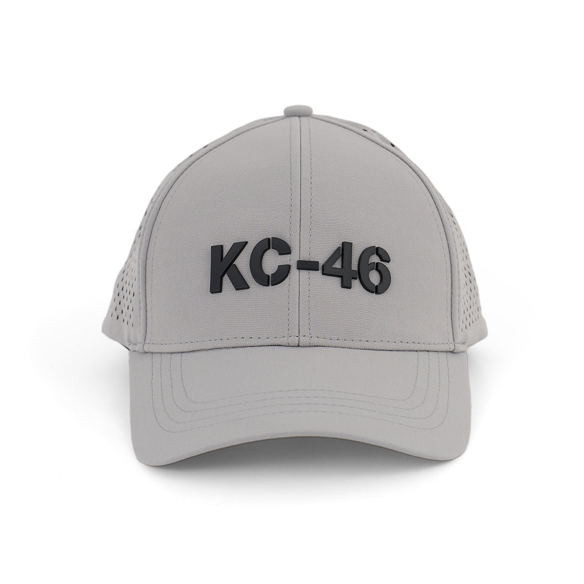 Boeing KC-46A Pegasus Series Hat in grey with embroidered KC-46A aircraft design