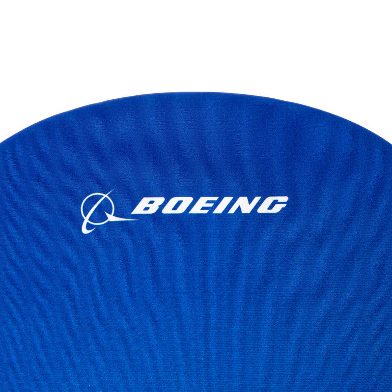Boeing Memory Sponge Mousepad blue cushioned surface detail
