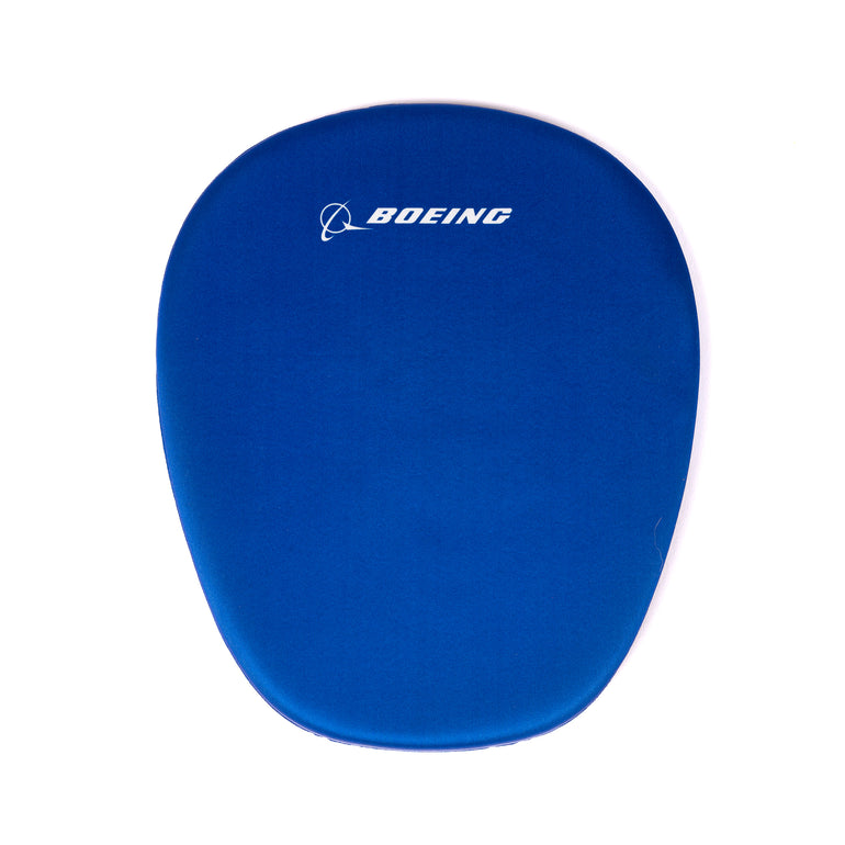 Boeing Memory Sponge Mousepad in blue with white Boeing logo