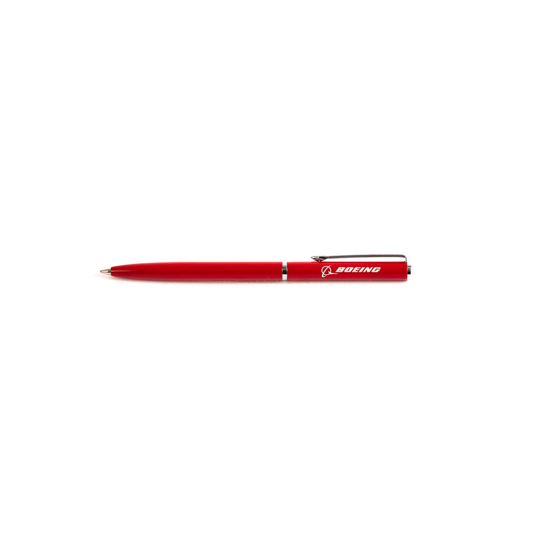 Boeing Mini Slim Ballpoint Pen in red