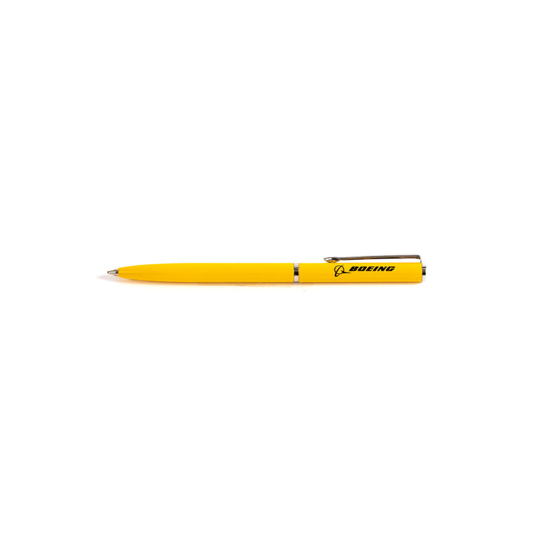 Boeing Mini Slim Ballpoint Pen in yellow
