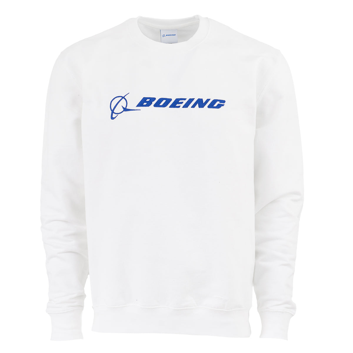 Boeing Signature Logo Unisex College Crewneck Sweatshirt