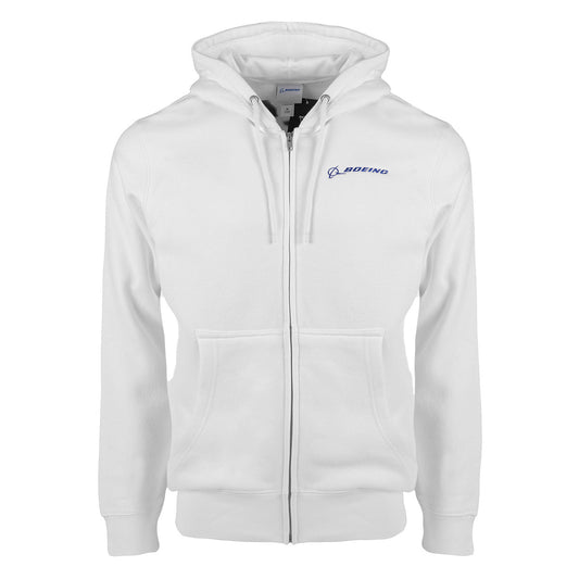 Boeing Signature Logo Unisex Premium Full-Zip Hoodie