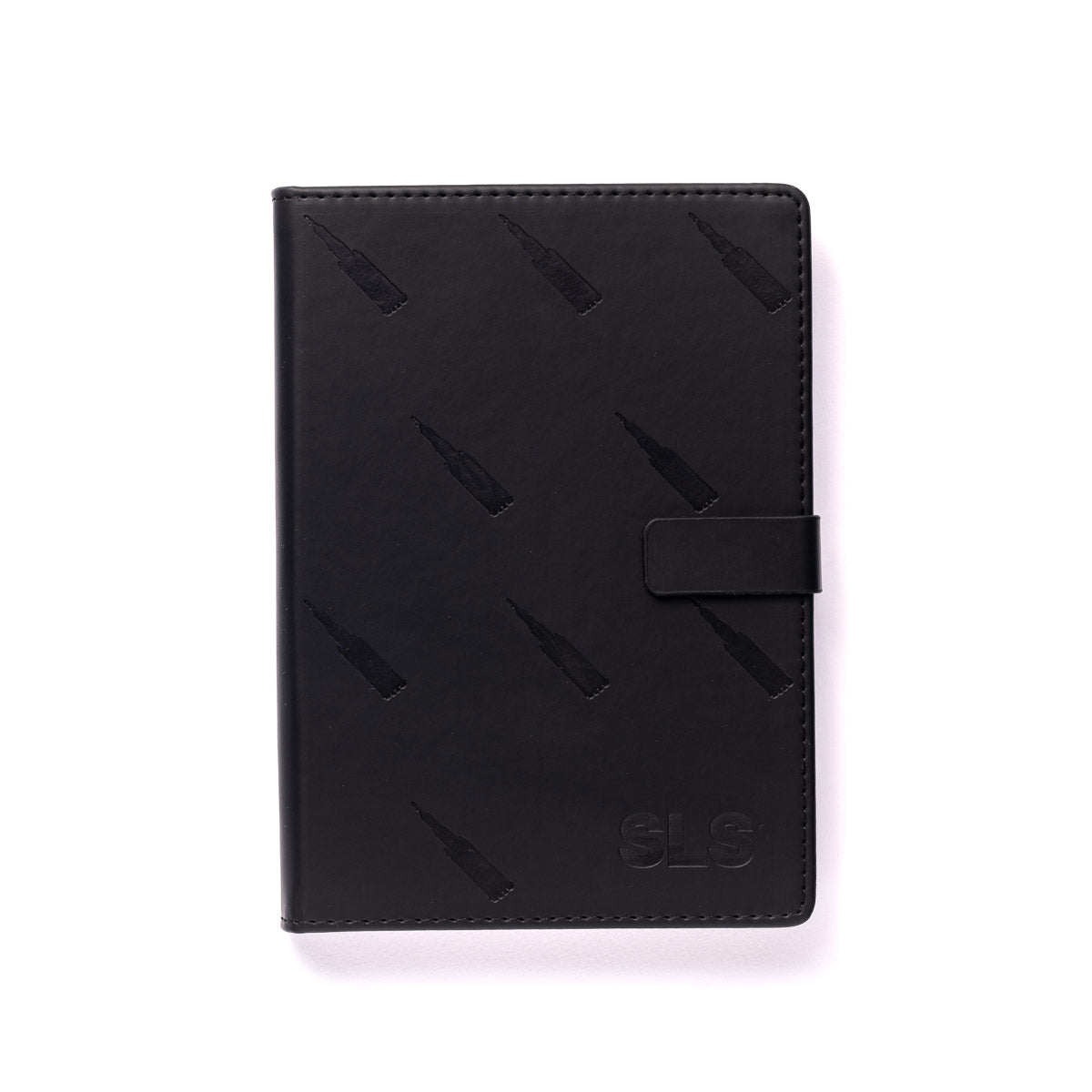 Boeing SLS hardcover notebook alternate view showing cover design and closure