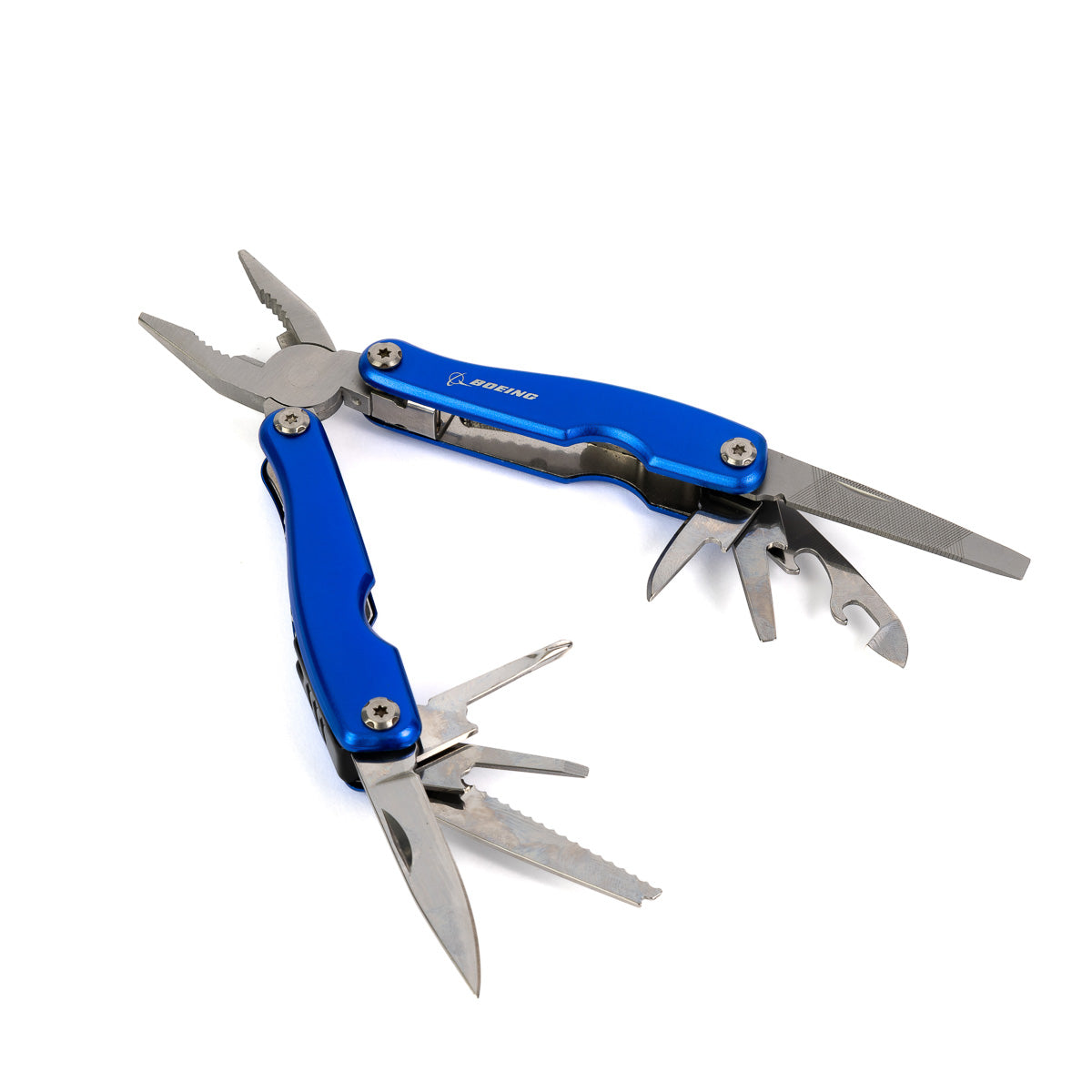 Boeing Stainless Steel Blue Multi-Pliers