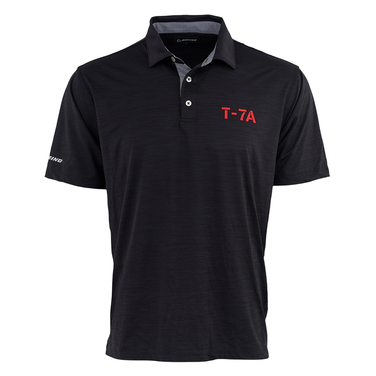 Boeing T-7A Red Hawk Series Men’s Polo in black