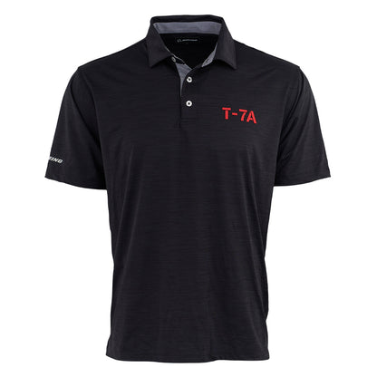 Boeing T-7A Red Hawk Series Men’s Polo in black