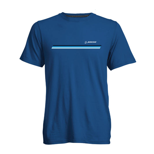 Boeing Unisex Signature Logo Stripe T-Shirt