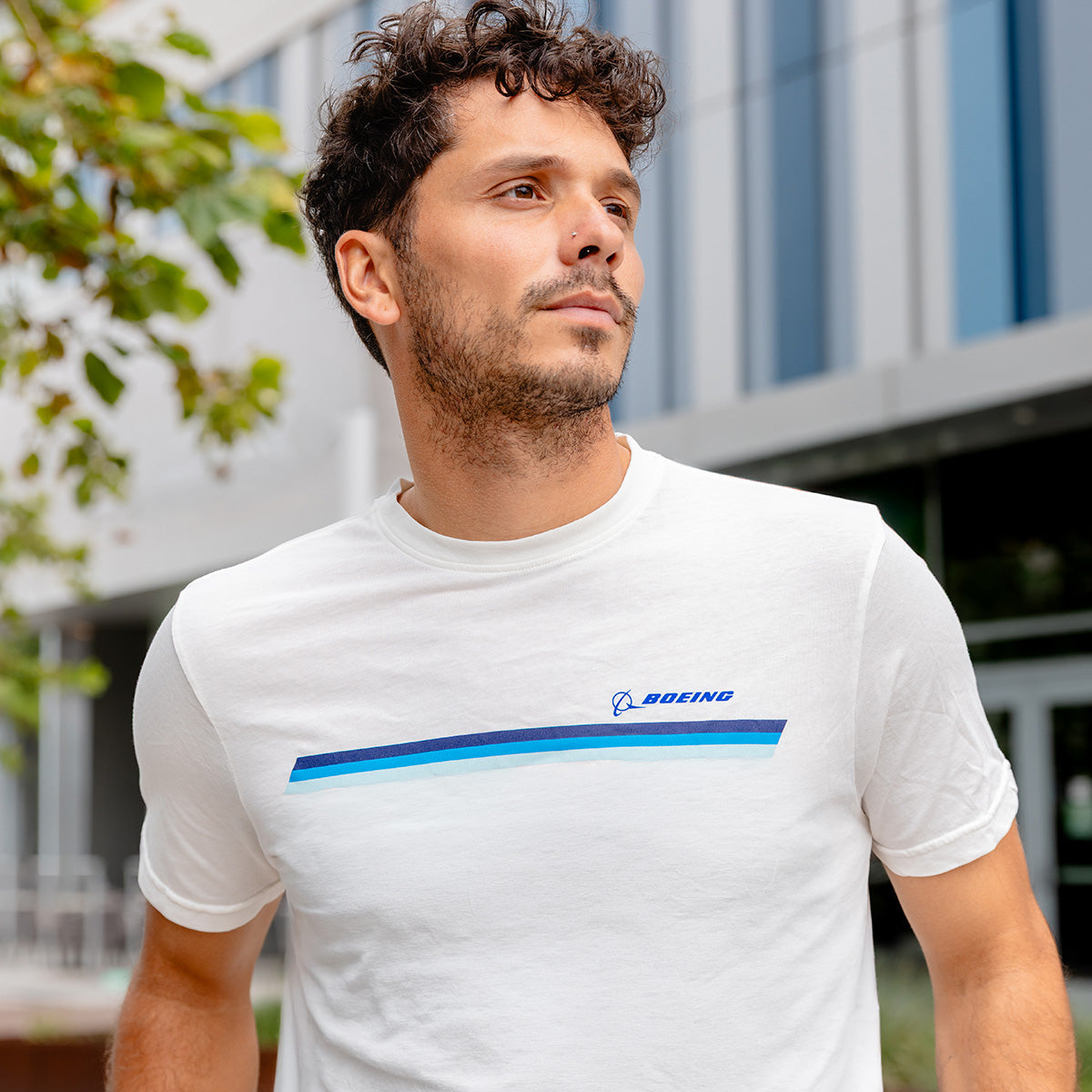 Boeing Unisex Signature Logo Stripe T-Shirt - alternate view 3