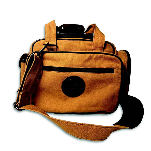 Flight Outfitters Bush Pilot Flight Bag 2.0 brown canvas pilot flight bag