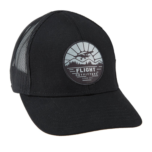 Flight Outfitters Mountain Maverick Hat aviation trucker pilot cap front view
