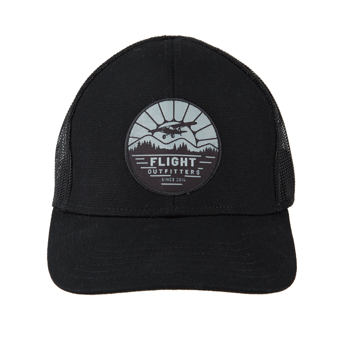 Flight Outfitters Mountain Maverick Hat front patch logo detail