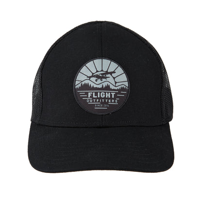 Flight Outfitters Mountain Maverick Hat front patch logo detail