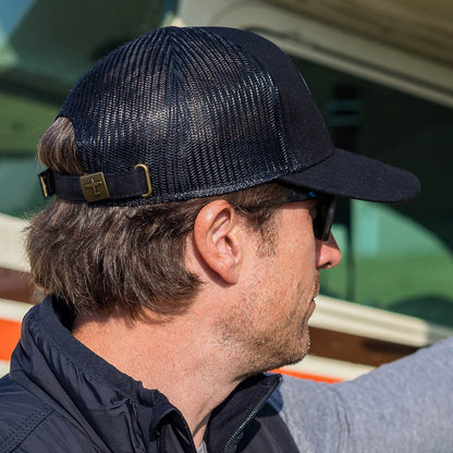 Flight Outfitters Mountain Maverick Hat rear mesh view worn by pilot