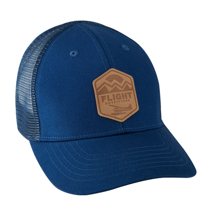 Flight Outfitters Wild Blue Yonder Hat aviation trucker pilot cap front view