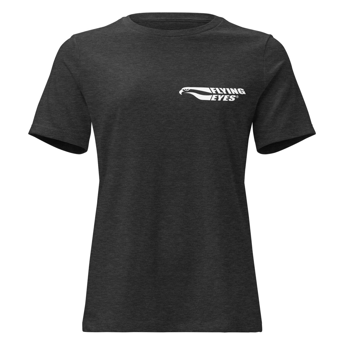 Flying Eyes women's relaxed-fit Engineered for Headsets and Helmets T-shirt, front product view