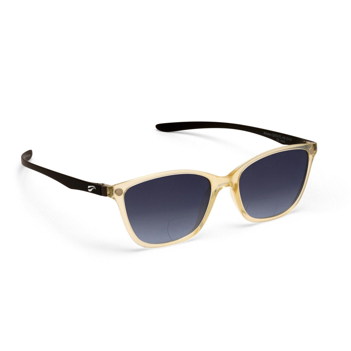 Flying Eyes Athene bifocal black tie gradient gray three quarter