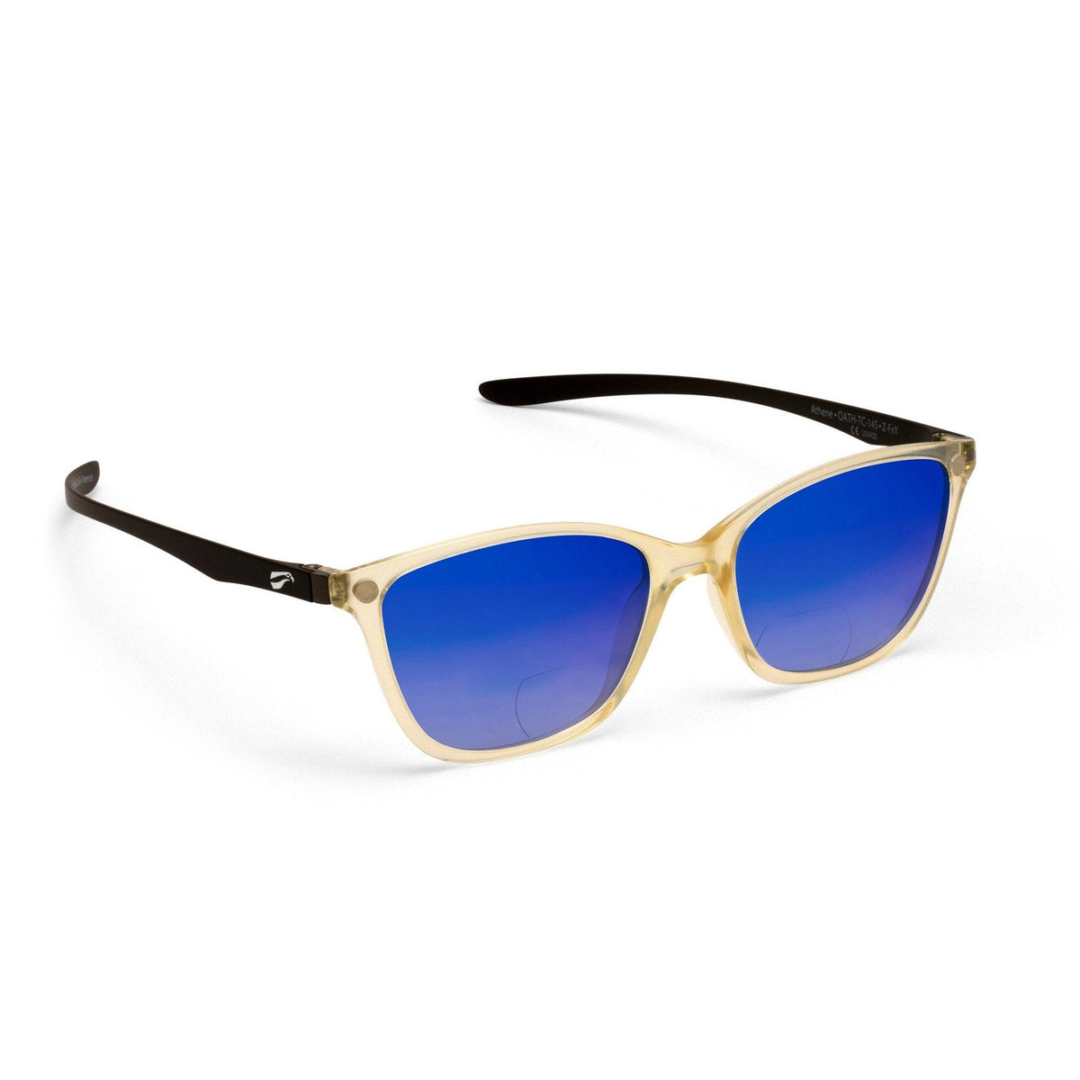 Flying Eyes Athene bifocal black tie gradient mirrored sapphire three quarter
