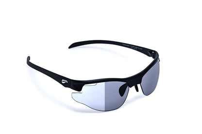 Flying Eyes Cassowary Narrow Matte Black Photochromic Before And After