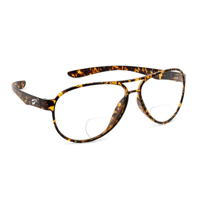 Flying Eyes Cooper Aviator bifocal sunglasses CPN-ET-CLR frame and lens