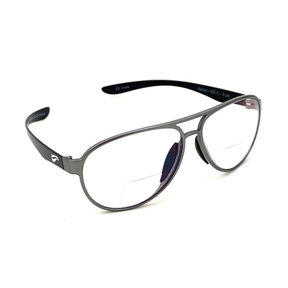 Flying Eyes Cooper Aviator bifocal sunglasses CPN-S-CLR frame and lens