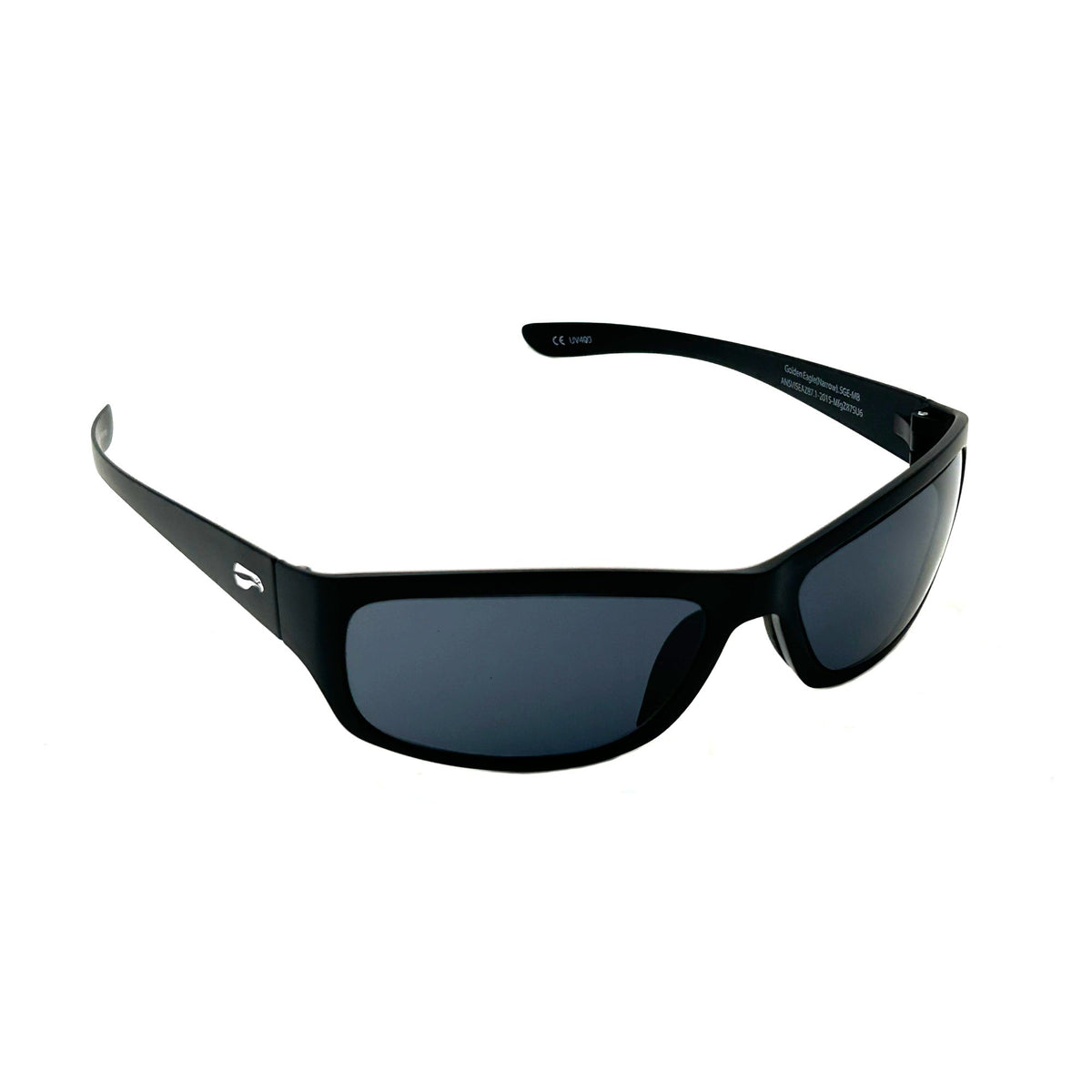 Flying Eyes Golden Eagle Sport Narrow Matte Black Dark Solid Gray lenses