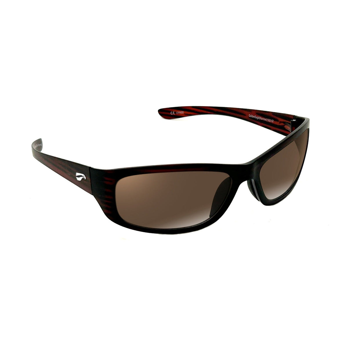 Flying Eyes Golden Eagle Sport Narrow Satin Tortoise sunglasses with Gradient Copper lenses
