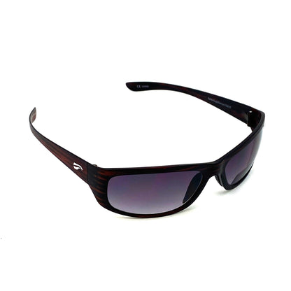 Flying Eyes Golden Eagle Sport Narrow Satin Tortoise sunglasses with Gradient Gray lenses