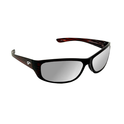 Flying Eyes Golden Eagle Sport Narrow Satin Tortoise sunglasses with Mirrored Onyx lenses